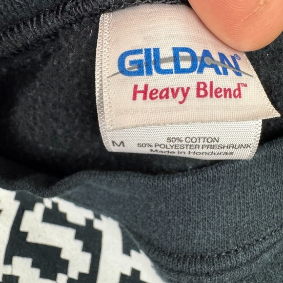 Asking Alexandria Mens Size M Christmas Sweater Sweatshirt Black *Read Desc - Picture 2 of 9